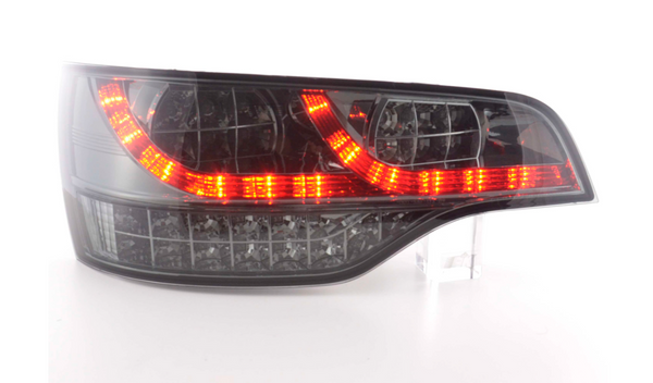 FK Pair Audi Q7 4L 06+ black LED DRL Lightbar REAR TAIL BACK LIGHTS LHD Smoke