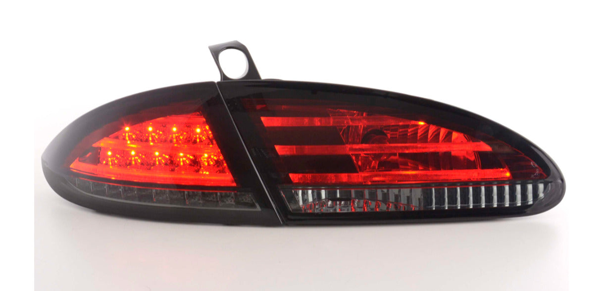 FK Pair LED Rear Lights Lightbar Tail Lamp Seat Leon 2 MK2 1P BJ 05-09 Black LHD