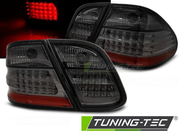 Tuning-Tec Pair LED DRL Lightbar Rear Lights MB W208 CLK 97-02 Smoke LHD