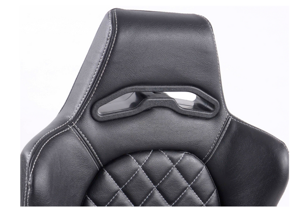 FK Universal Reclining Bucket Sportsitze – Deluxe Quilted Stitch Black Edition