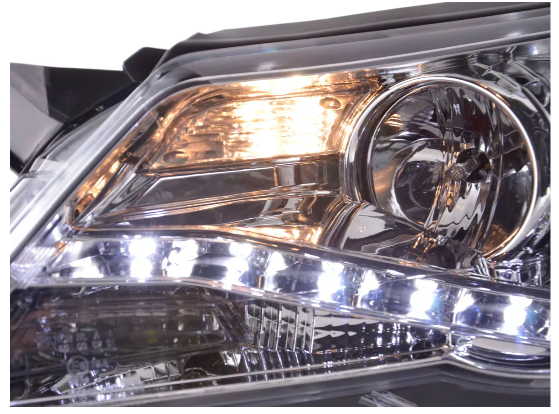 FK Par LED DRL Faros Proyectores VW Tiguan 5N 07-11 Cromo LHD