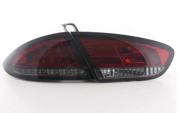 FK Pair LED Rear Lights Lightbar Seat Leon 2 MK2 1P 09-12 red / black LHD