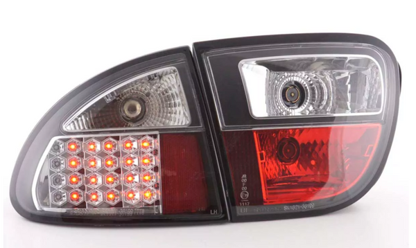 FK Set Seat Leon 1M 99-05 LED DRL Lightbar Rear Lights DRL Black Plug & Play LHD