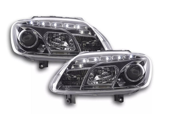 FK LED DRL Lightbar Halo Eye Headlights VW Touran 1T VW Caddy 2K 03+ LHD