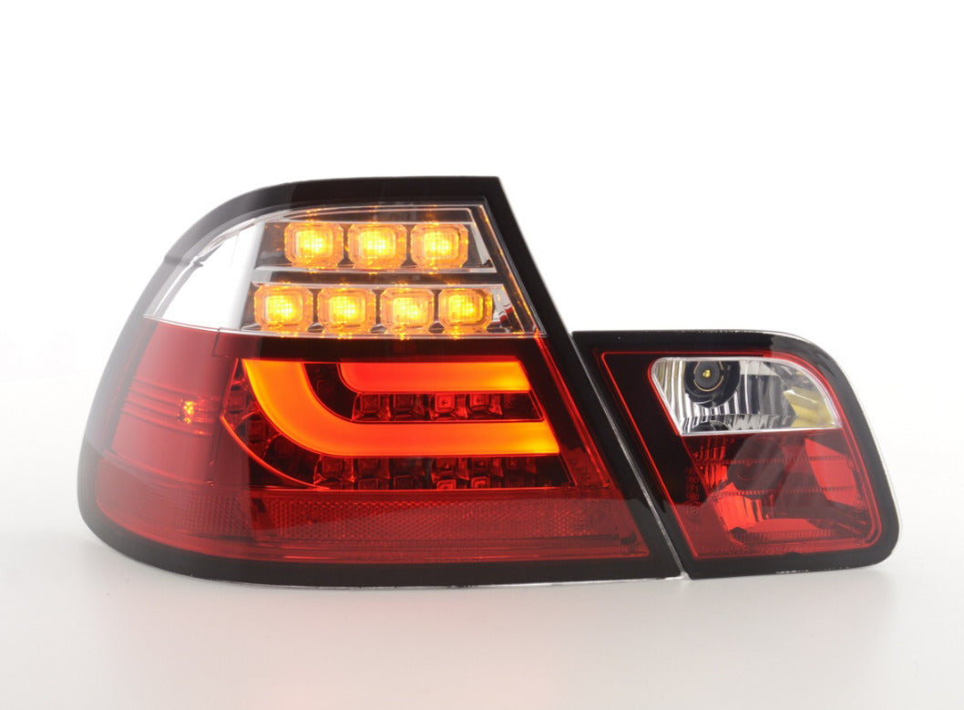 FK Pair Smoke BLACK LED REAR LIGHTS BMW E46 Coupe 03-07 red / clear 330 320 LHD