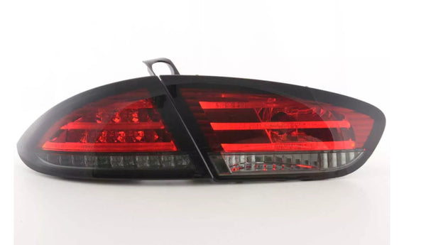 FK Pair LED Rear Lights Lightbar Seat Leon 2 MK2 1P 09-12 Black Smoke LHD