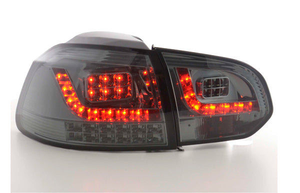 FK Set VW GOLF MK6 MK 6 08-12 1K LED REAR LIGHTS LAMPS TAIL BLACK LHD GTI