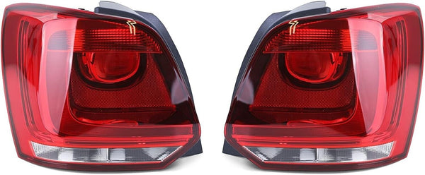 TZ Pair REAR LIGHTS VW Polo 6R 09-14 E-Marked LHD