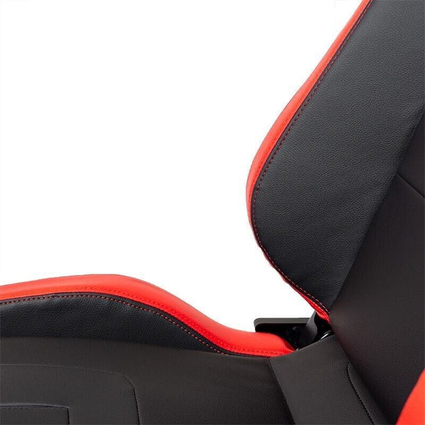 AUTOSTYLE RS6-II x1 Universal Sports Bucket Seat Black & Red + runners