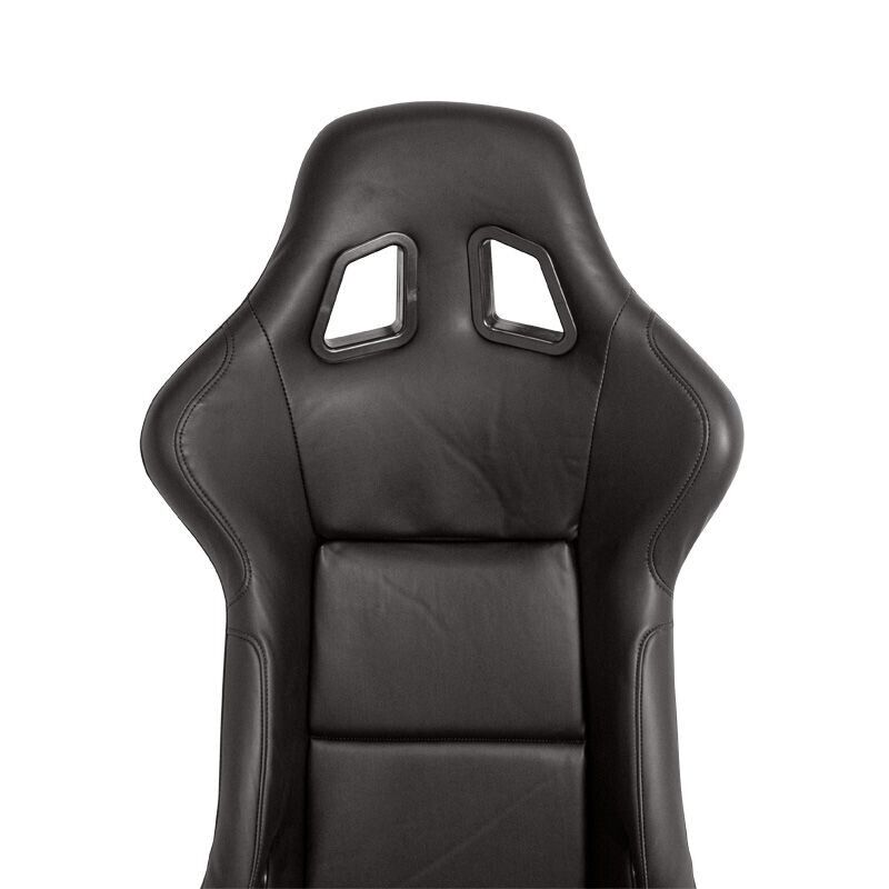 AST x2 Universal Sports Bucket Seats Black Motorsport fibreglass back + slides