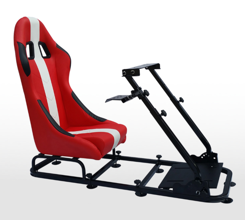 STRIPE Driving Game Sim Chair Racing Seat Console PC F1 VR Steering Wheel Pedals