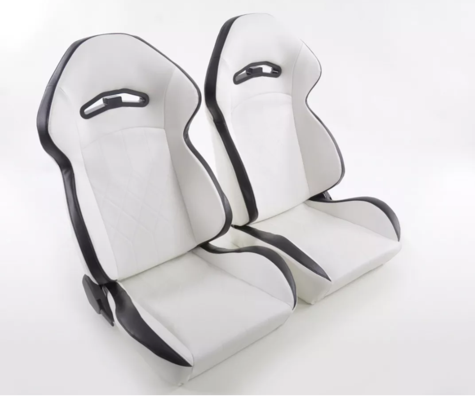 FK Par Universales Reclinable Cubo SPORTS Seats Blanco Hammerhead Shark Edición