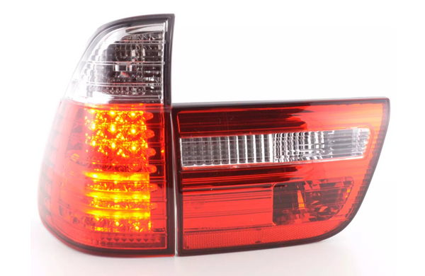 FK Paar LED-RÜCKLEUCHTEN BMW X5 E53 98-02 Crystal LHD