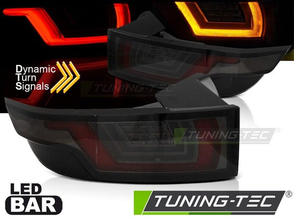 Tuning-Tec Pair LED Lightbar DRL Rear Lights RANGE ROVER EVOQUE 11-18 SMOKE LHD