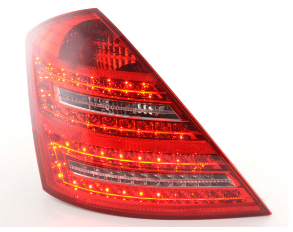 FK Pair LED DRL Lightbar Rear Lights Mercedes S-Class W221 221 05-09 red LHD