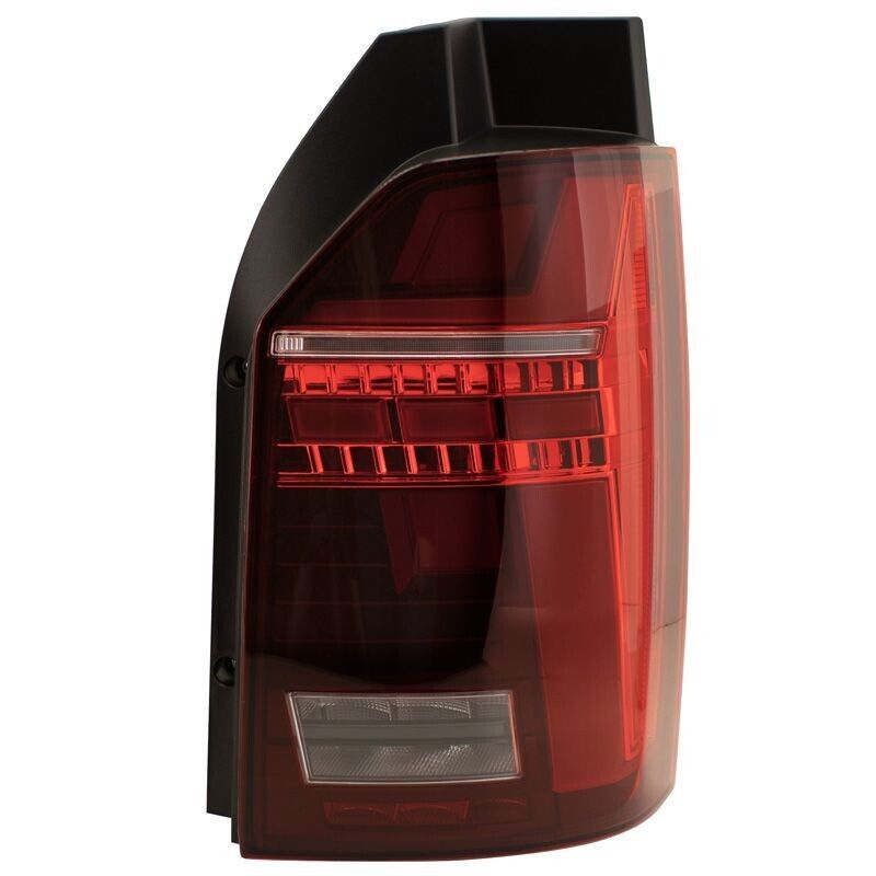 AS Pair LED DRL Rear Lights Dynamic Taillights VW T6 15-20 Hatch Red Smoke LHD