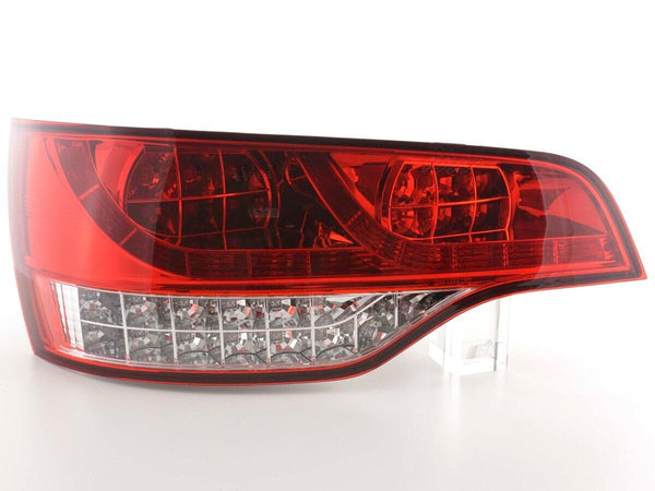 FK Automotive Pair LED Lightbar DRL Rear Lights Tail Lamps Audi Q7 06+ 4L Clear Red LHD