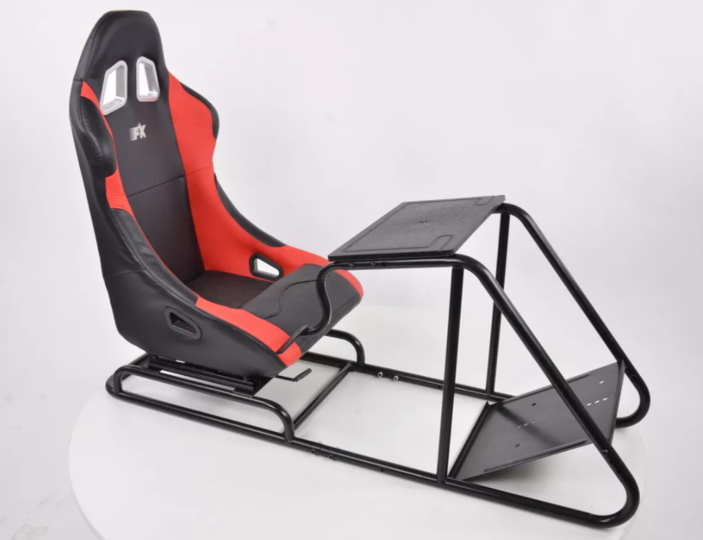 FK RED Simulator Chair Racing Seat Driving Game PC F1 Gaming Track Ral ...