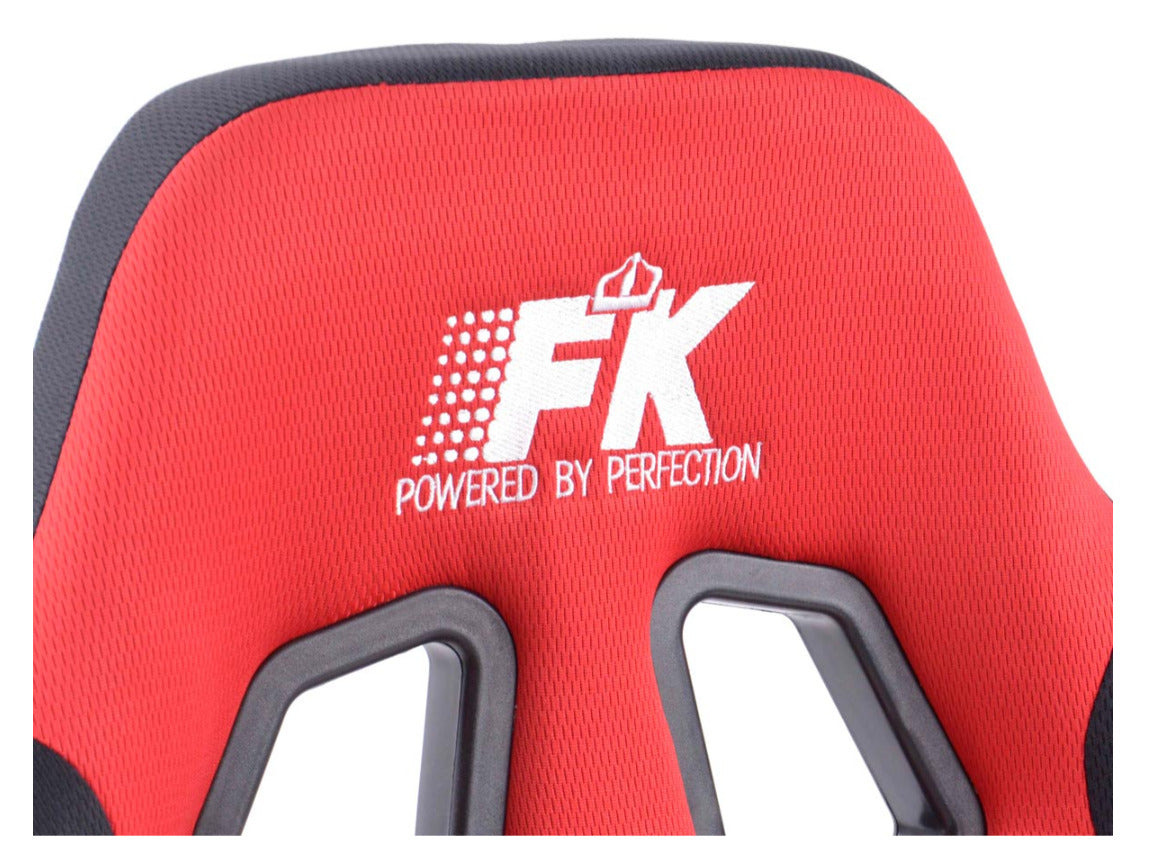 FK Pair Universal Reclining Bucket Sports Seats Red & Black Motorsports Ed