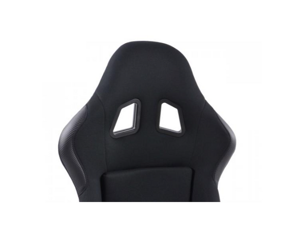 FK Universal Full Fixed Back Bucket Sports Seats Carbon Fibre + BLACK Edition