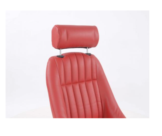 FK Cream Red  Piped Classic Car Retro Kit Fixed Back Bucket Seats No Runners