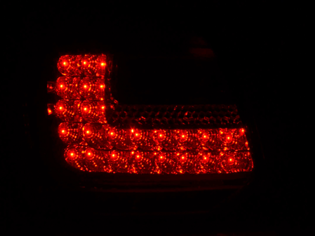 FK Set VW Polo 6R 09+ clear red LED REAR LIGHTS LAMPS TAIL BLACK LHD GTI