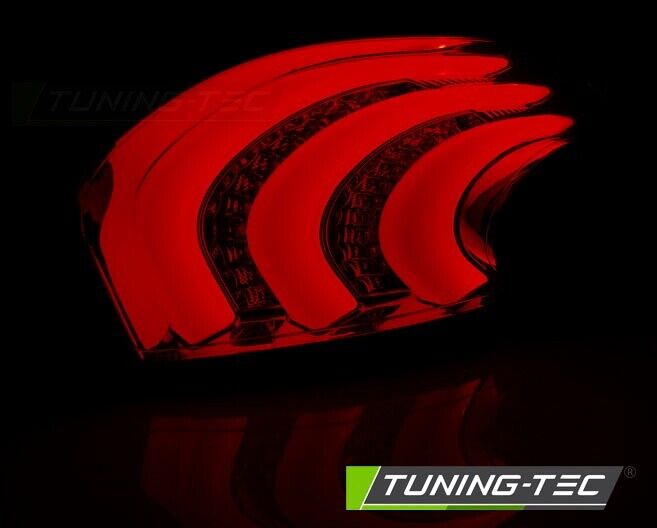 Tuning-Tec Pair LED DRL Lightbar Rear Lights PEUGEOT 208 12-15 3D 5D Smoke LHD