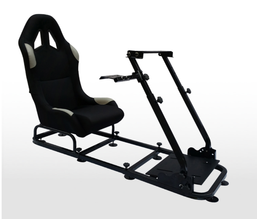 Fahrspiel Klappstuhl Sim Racing Sitz &amp; Rahmen Xbox PS PC Gaming Wheel Rig