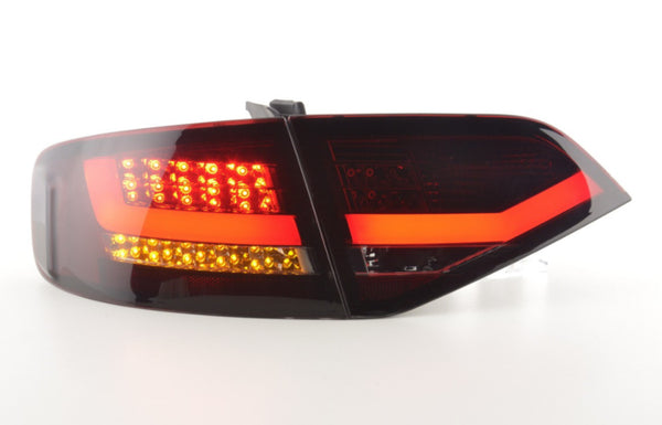 FK Pair LED REAR LIGHTS Lightbar DRL Audi A4 B8 8K Saloon 07-11 red s S4 S-Line