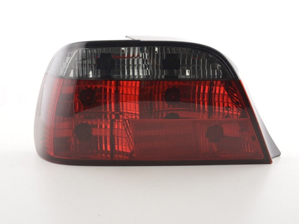 FK Pair BMW e38 7 Series 95-02 Red & Black Rear Lights Tail Lamps Crystal LHD