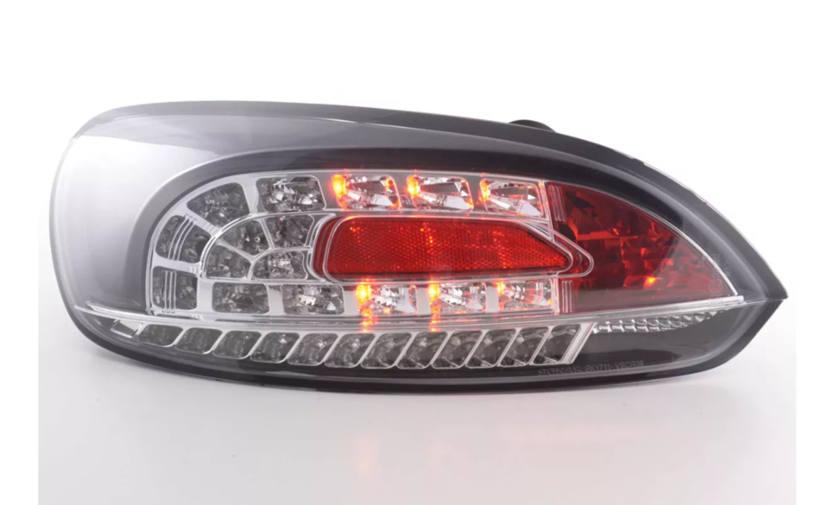 FK Pair LED Lightbar DRL REAR LIGHTS VW Scirocco 3 MK3 13 08+ black LHD