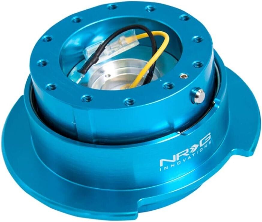 NRG Innovations SRK-250NB Forged Quick Release Steering Wheel Boss Hub BLUE