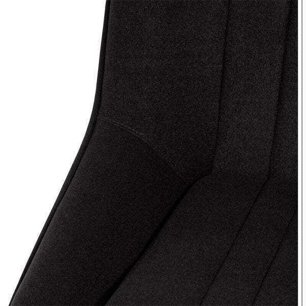 AS x2 Classic Car Retro Kit Sports Fixed Back Bucket Seats Black Fabric + slides