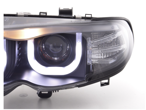 FK Paar LED DRL 3D-Lichtbalkenscheinwerfer BMW 3er E46 Limousine Touring 02–05 RHD