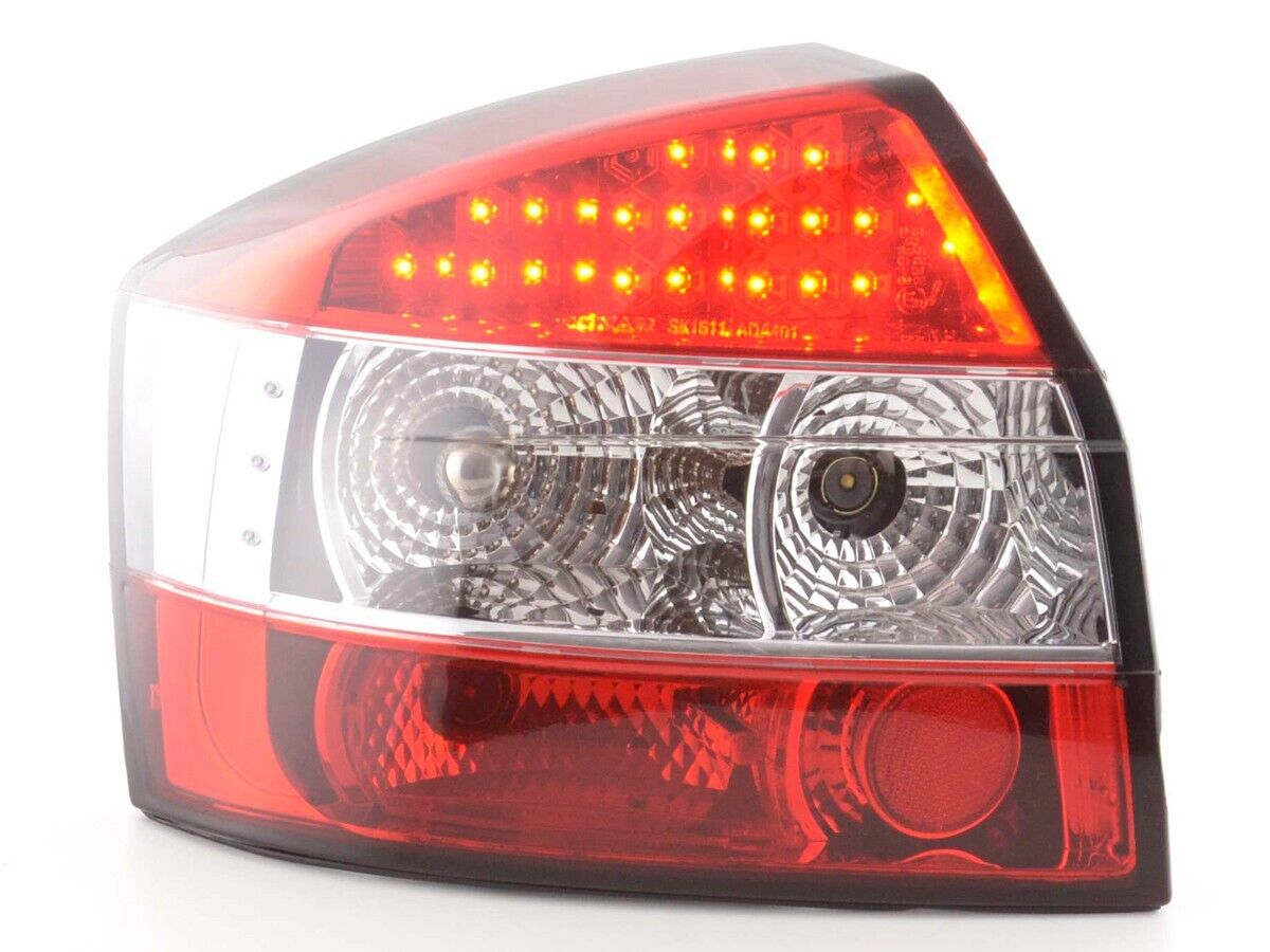 FK Set LED REAR Lights Audi A4 B6 8E Saloon Sedan 01-04 red clear S4 Plug & Play