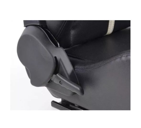 FK Universal Recline Fold Bucket Seats - Motorsport Black White Edition