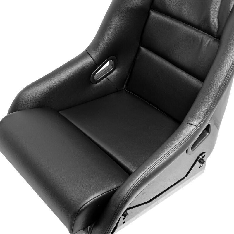 ATS BS1 x1 Universal Fixed Back Sports Bucket Seat Black LUXE Edition inc slides