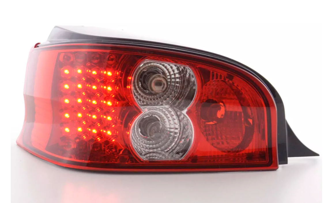 FK Pair LED Rear Lights Citroen Saxo S / S HFX / S KFW 96-02 clear / red