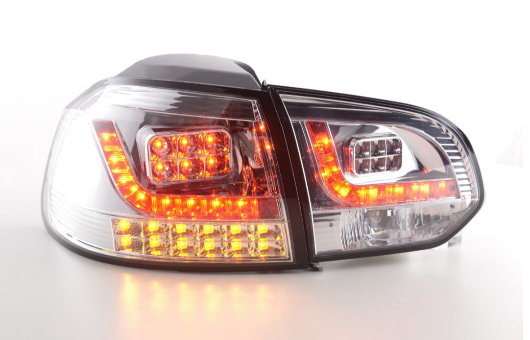 FK Pair VW GOLF MK6 6 08-12 1K LED REAR LIGHTS Lightbar Tail Lamps RHD