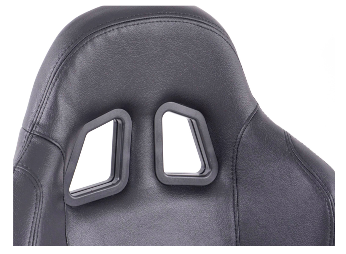 FK Pair Universal Reclining Bucket Sports Seats - Motorsport Black Edition