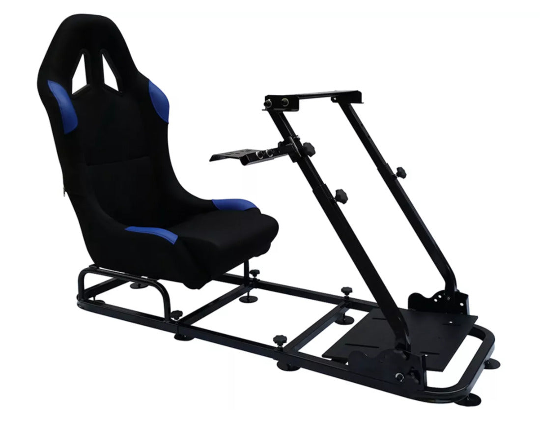 Driving Game Folding Chair Sim Racing Seat & Frame Xbox PS PC Gaming Wheel Rig