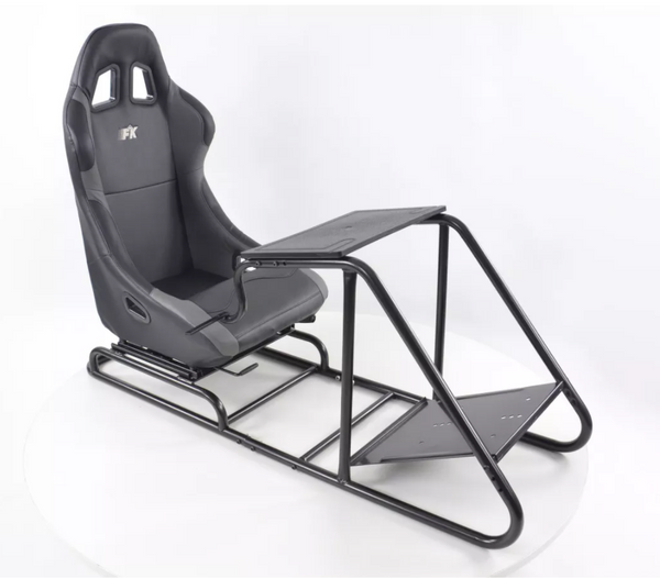 Driving Game Chair Sim Racing Seat & Frame Xbox Playstation PC Gaming Wheel Rig