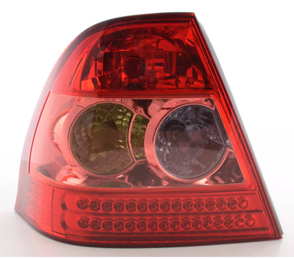 FK Pair LED DRL Lightbar REAR LIGHTS Toyota Corolla notchback E12 02-04 red LHD