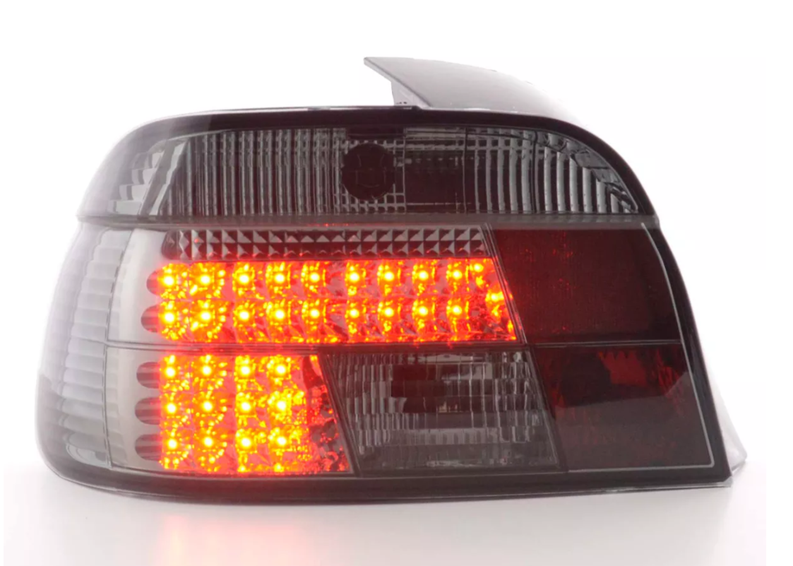 FK  Pair LED Rear Lights BMW 5-series E39 95-00 520 528 540 M5 Smoke Black