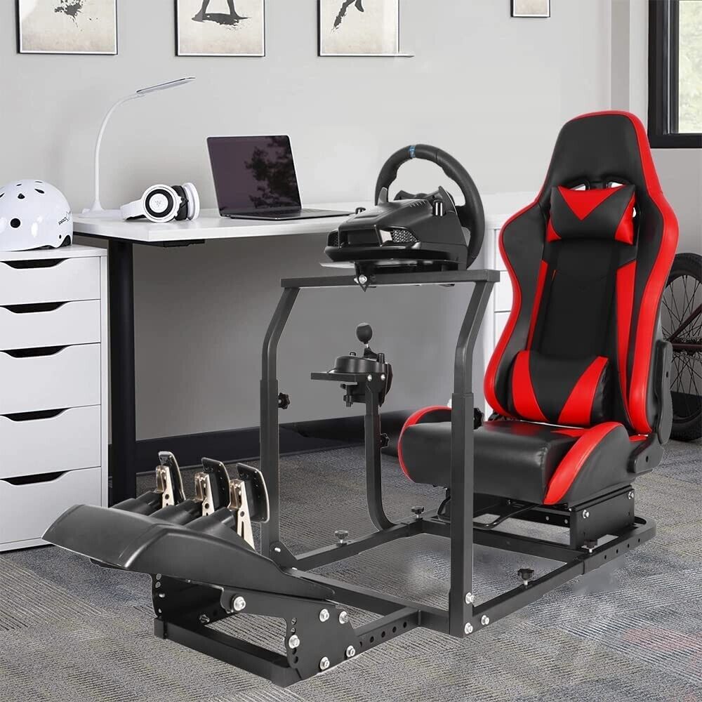 AZ Driving Game Sim Racing Frame Rig for Seat Wheel Pedals Xbox PS PC Console F1