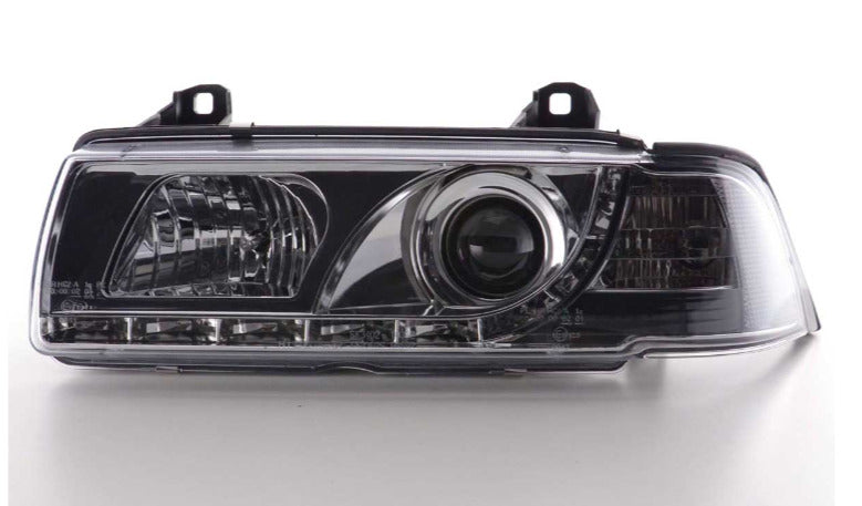 FK LED DRL Headlights Halo Ring BMW 3-Series E36 Coupe Cabrio 92-98 chrome