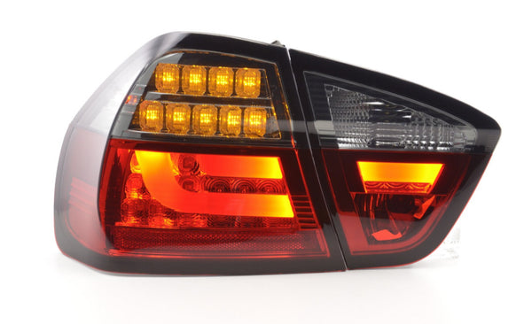 FK Pair LED REAR LIGHTS BMW E90 Saloon 3-SERIES 05-08 smoke LHD 320 330 335