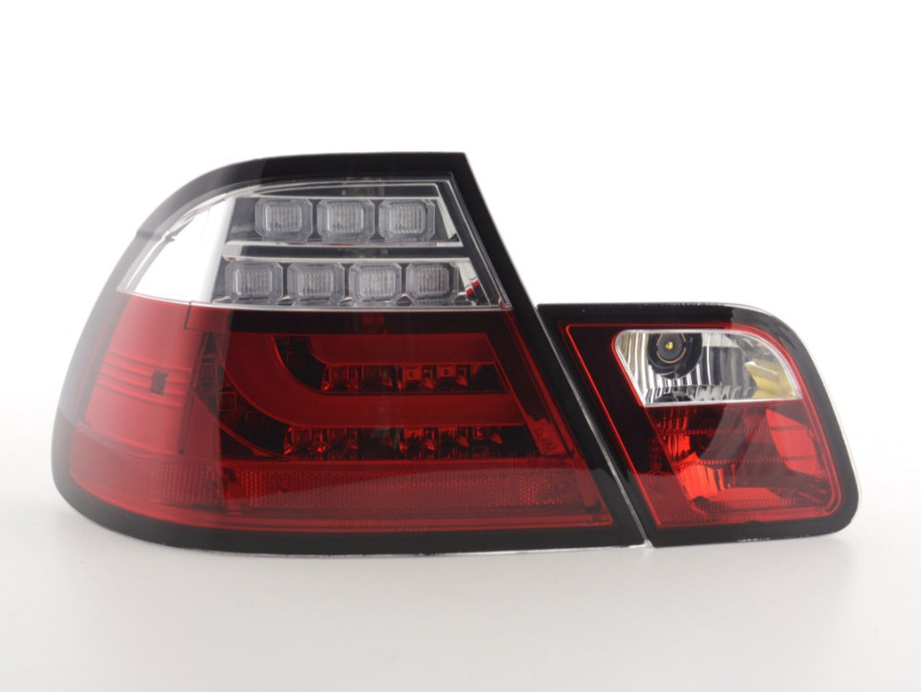 FK Pair Smoke BLACK LED REAR LIGHTS BMW E46 Coupe 03-07 red / clear 330 320 LHD