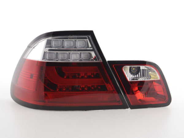 FK Pair Smoke BLACK LED REAR LIGHTS BMW E46 Coupe 03-07 red / clear 330 320 LHD