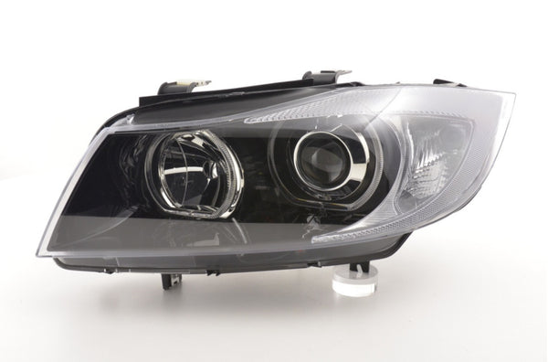 FK Pair LED DRL Projector headlights BMW 3-series E90 E91 05-11 black LHD + RHD